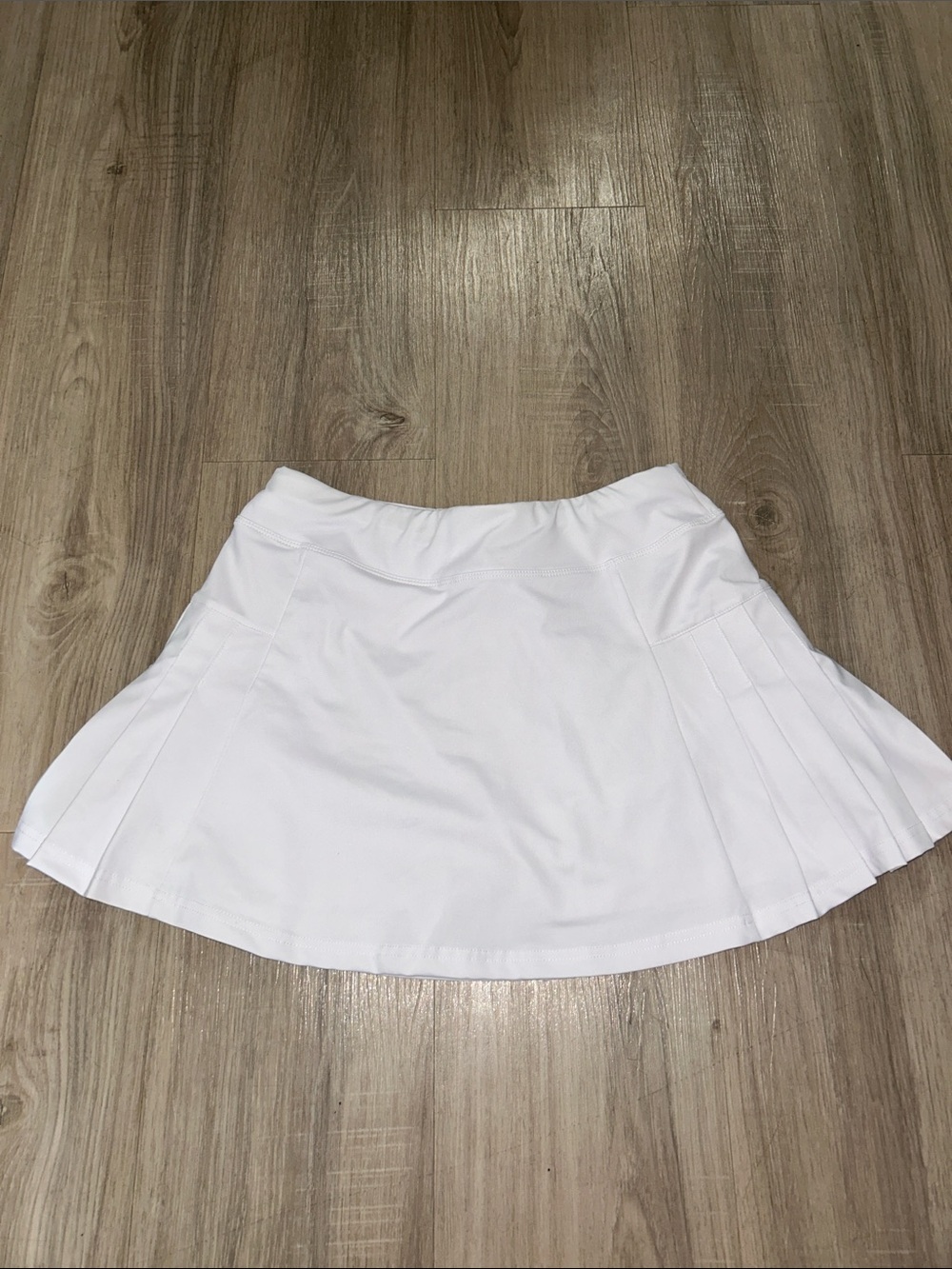 White Pleated Tennis Skirt - Women's